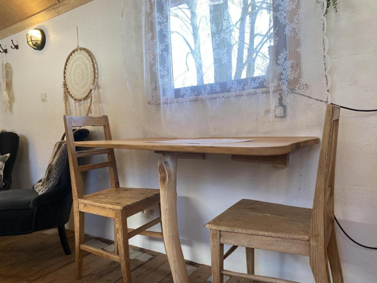 Pipowagen Het Oventje Villa Zeeland Bagian luar foto