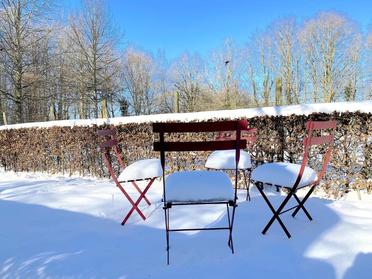 Pipowagen Het Oventje Villa Zeeland Bagian luar foto